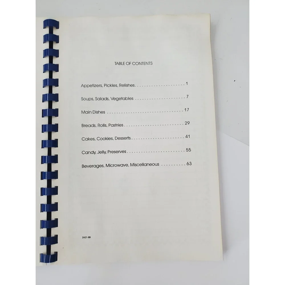Vintage Recipes from the Westview PTA 1989-90‎ Cookbook Spiral Bound GrandmaCore